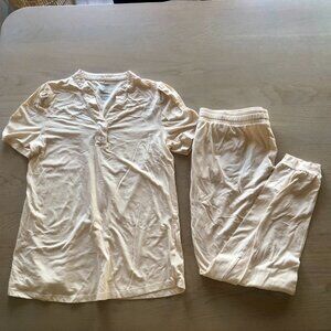 MAGNETIC ME POSTPARTUM MATERNITY SET CREAM SZ M 8 10